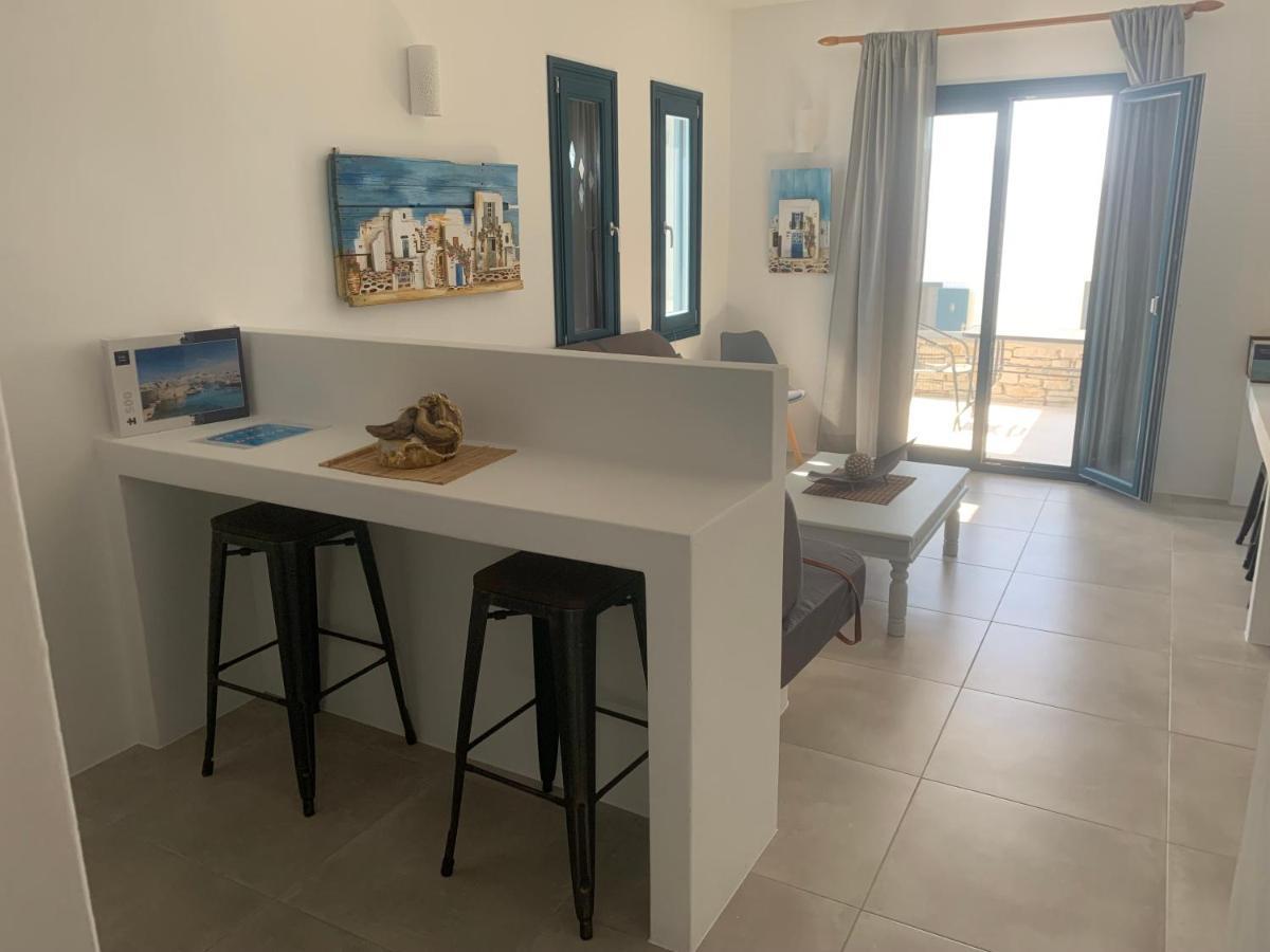 Paros-Memories-Neubau-Villen, Sportpool Aspro Chorio Zewnętrze zdjęcie