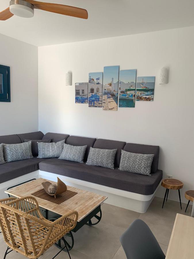 Paros-Memories-Neubau-Villen, Sportpool Aspro Chorio Zewnętrze zdjęcie