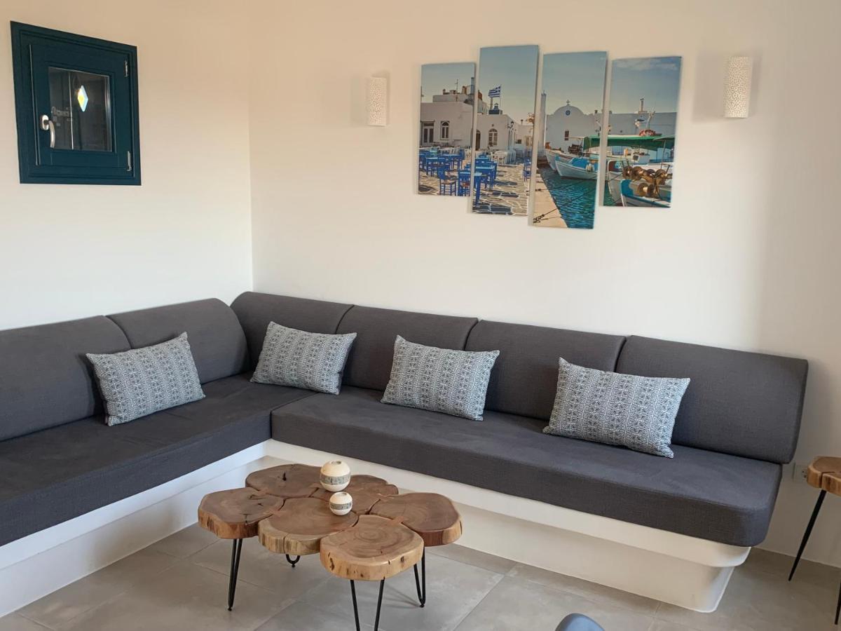 Paros-Memories-Neubau-Villen, Sportpool Aspro Chorio Zewnętrze zdjęcie