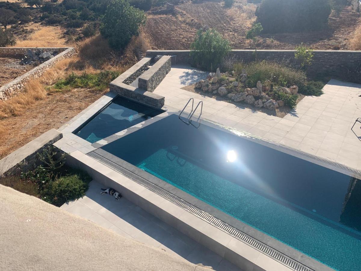 Paros-Memories-Neubau-Villen, Sportpool Aspro Chorio Zewnętrze zdjęcie