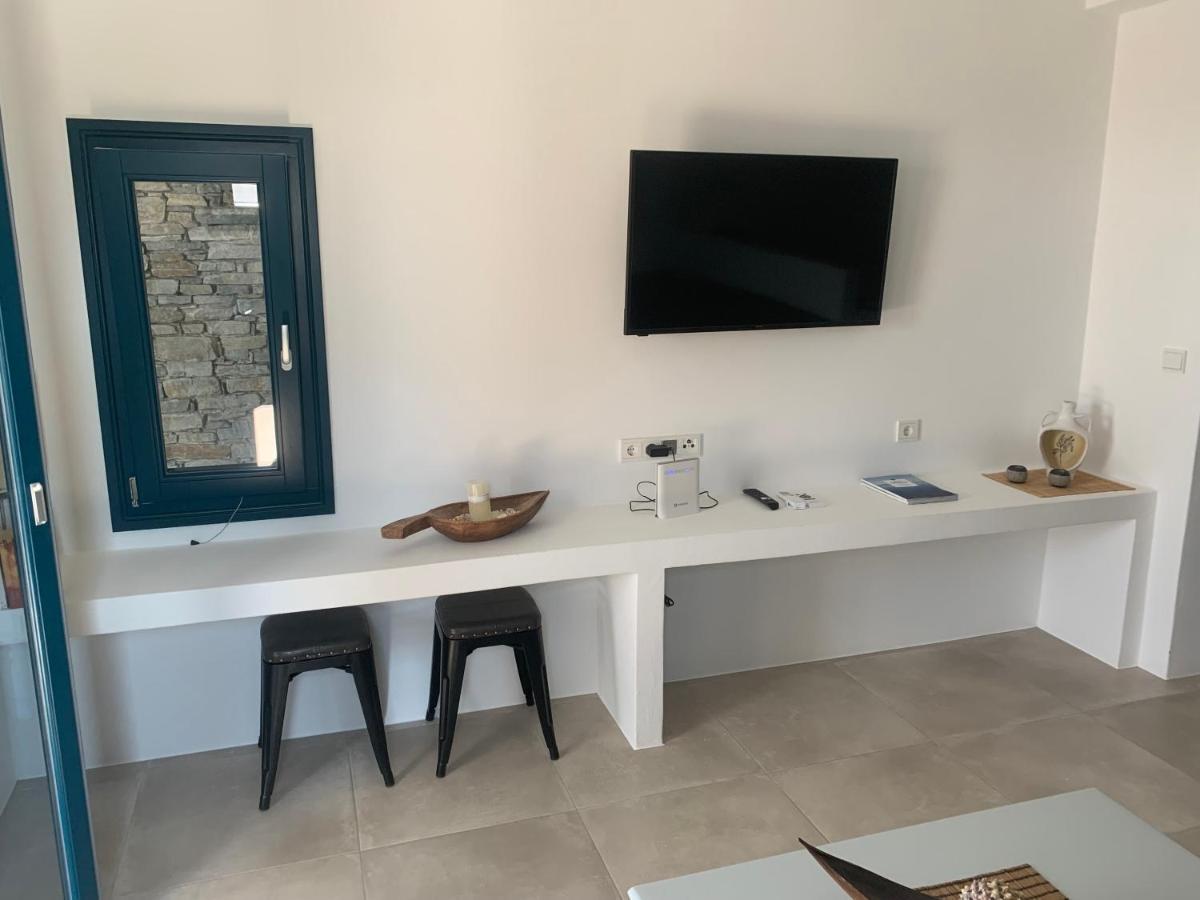 Paros-Memories-Neubau-Villen, Sportpool Aspro Chorio Zewnętrze zdjęcie