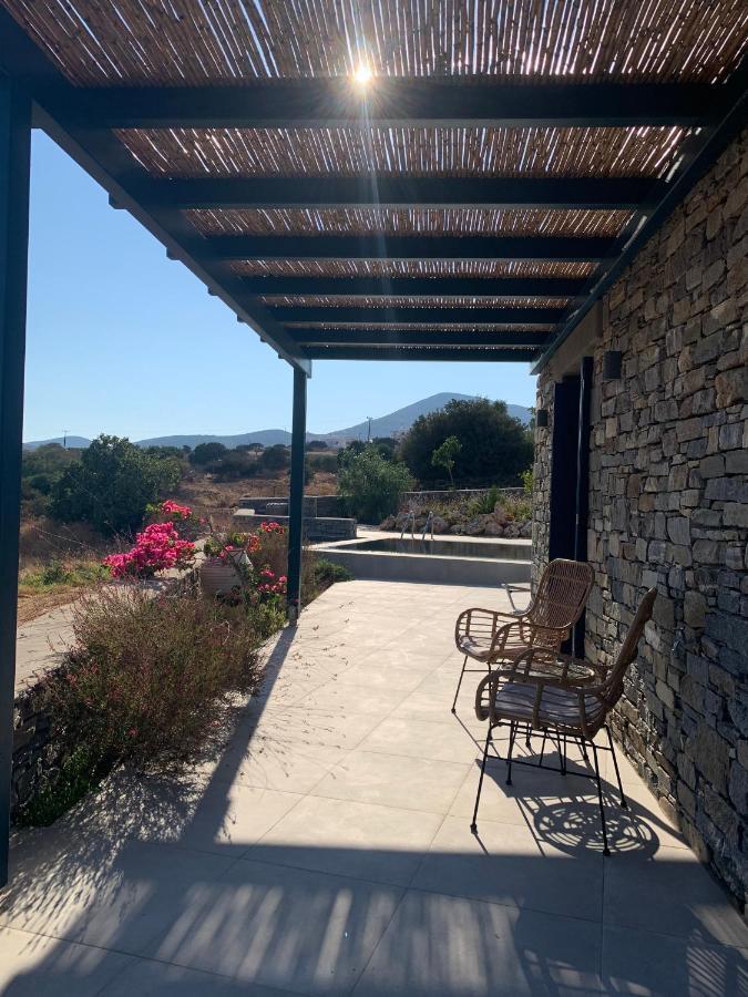 Paros-Memories-Neubau-Villen, Sportpool Aspro Chorio Zewnętrze zdjęcie