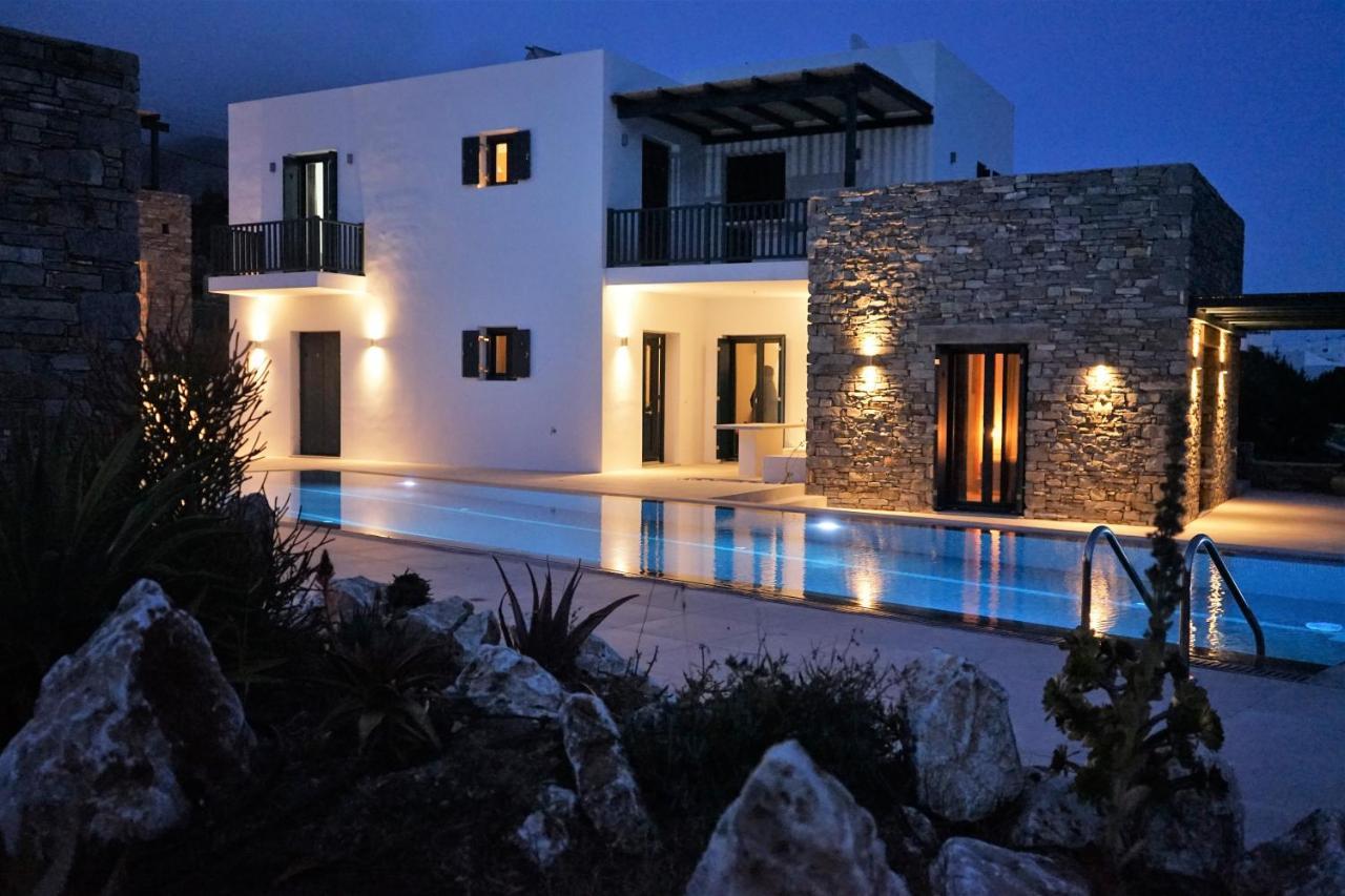Paros-Memories-Neubau-Villen, Sportpool Aspro Chorio Zewnętrze zdjęcie